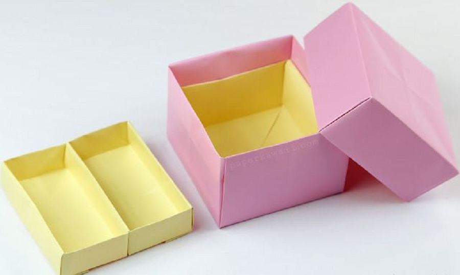 Cách làm hộp bằng giấy