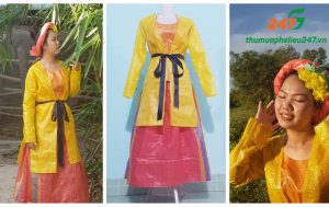 Thời trang tái chế bằng áo mưa_Thumuaphelieu247